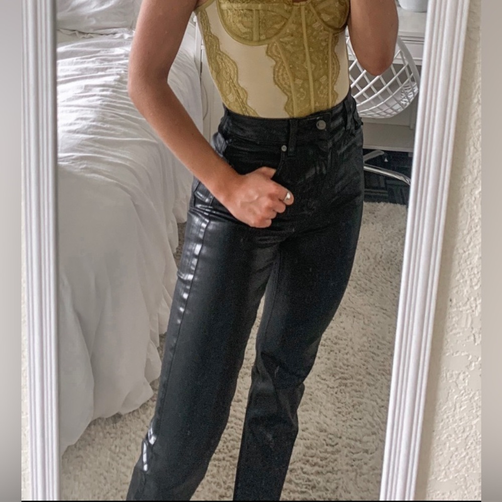 Faux leather pants size 26 ASOS Design